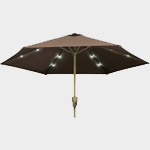 Living Accents® 9ft Battery Operated Lighted Umbrella
